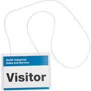 BSC PREFERRED 4 x 3'' Hanging Style Badge Holders, 50PK S-10445
